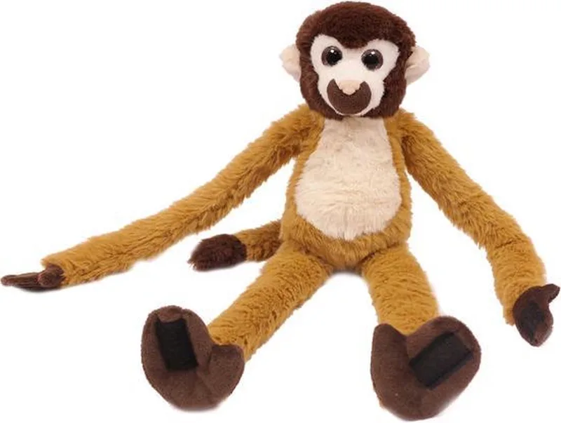 Pluche Knuffeldier Doodshoofdaap - 42 cm von Pia Soft Toys in Braun – Produktfoto