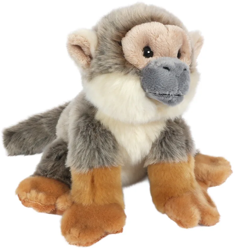 Pluche Knuffeldier Doodshoofdaapje - 30 cm by Pia Soft Toys in Taupe – product photo