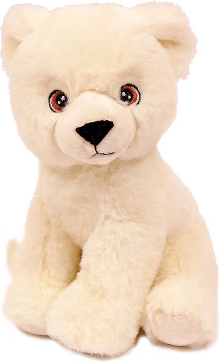 Pluche Knuffeldier ECO - 20 cm: 100% Ecologisch, 100% Lief by Pia Soft Toys in Ijsbeer – product photo