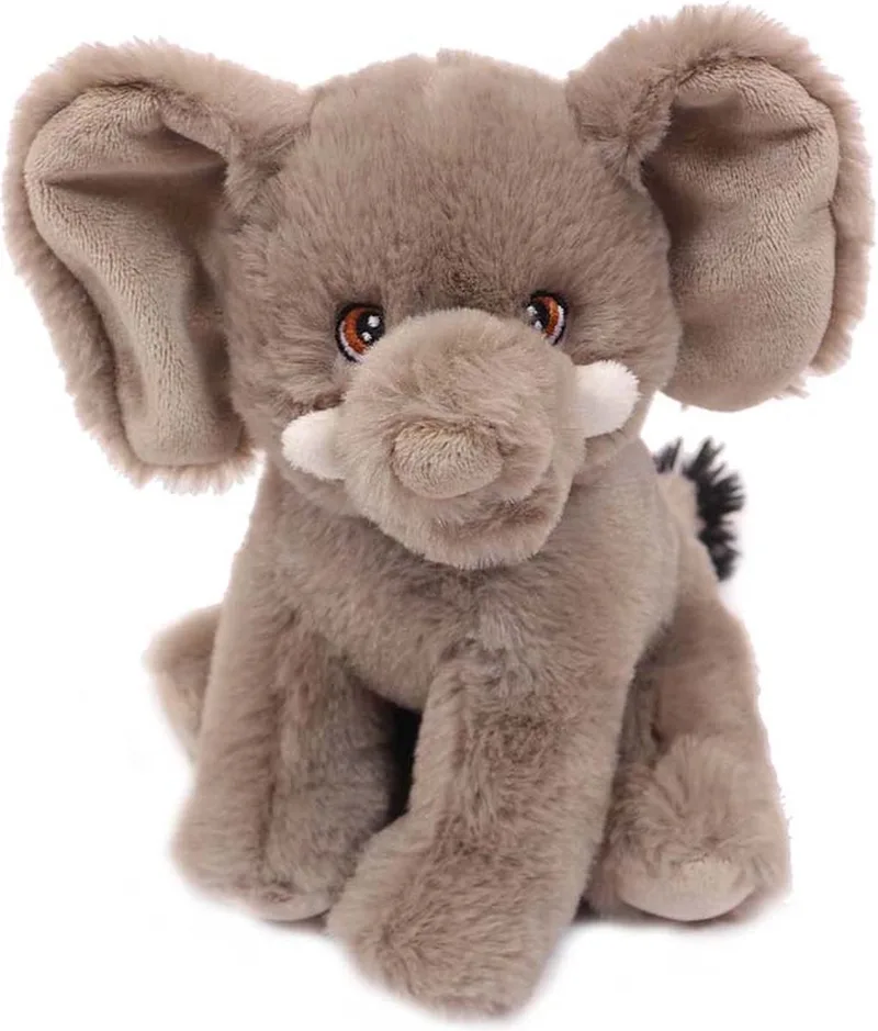Pluche knuffeldier - ECO 20 cm de Pia Soft Toys en Olifant zittend – photo produit