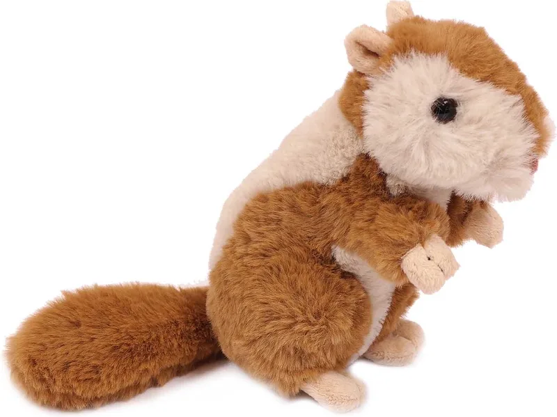 Pluche Knuffeldier Eekhoorn - 17 cm van Pia Soft Toys in Oranje – productfoto