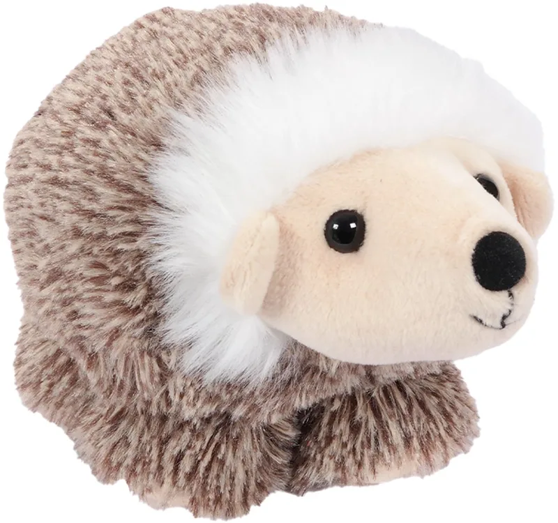 Pluche Knuffeldier - Egel in balvorm - 15 cm by Pia Soft Toys in White – product photo