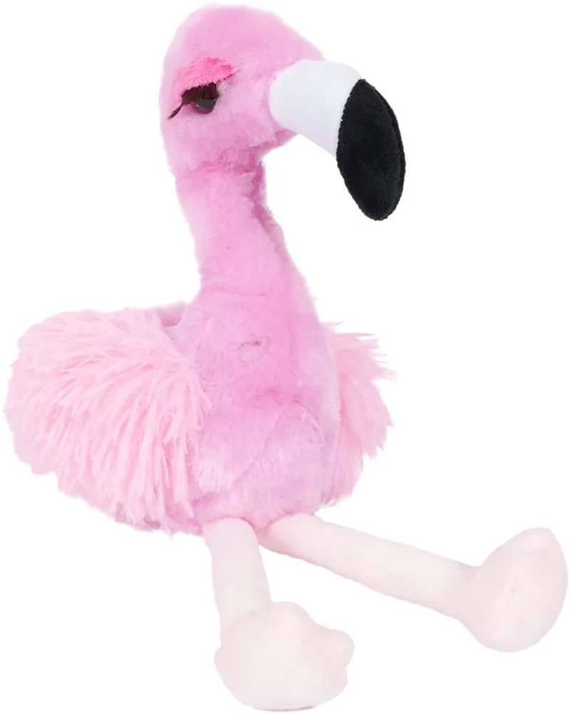 Pluche Knuffeldier Flamingo - 22cm by Pia Soft Toys in Pink – product photo