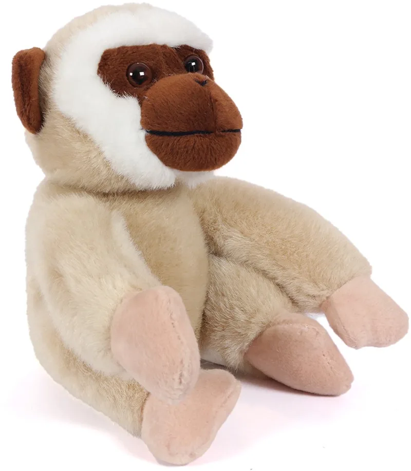 Pluche Knuffeldier Gibbon aap - crème - 24 cm von Pia Soft Toys in Créme – Produktfoto