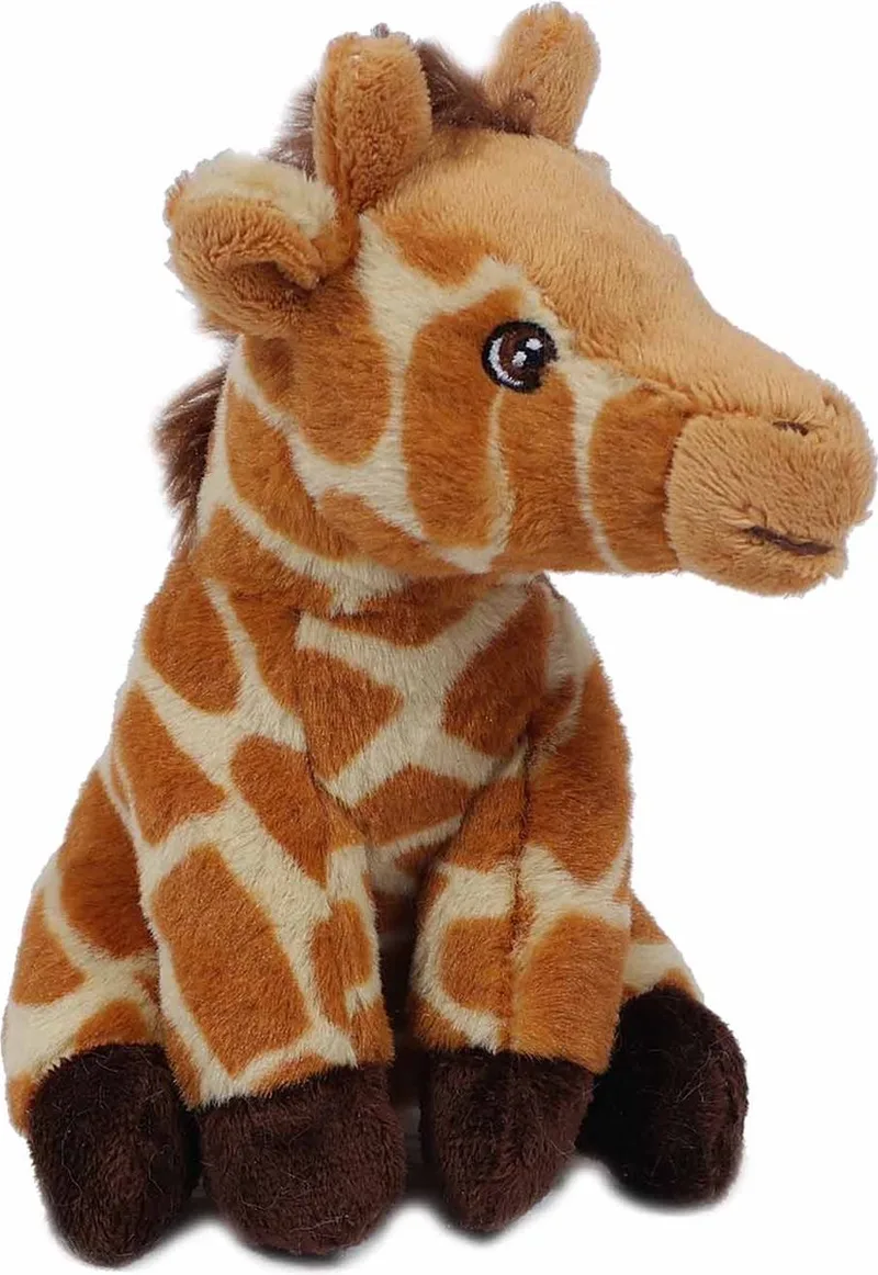 Pluche Knuffeldier giraf - 14 cm by Pia Soft Toys in Orange – product photo