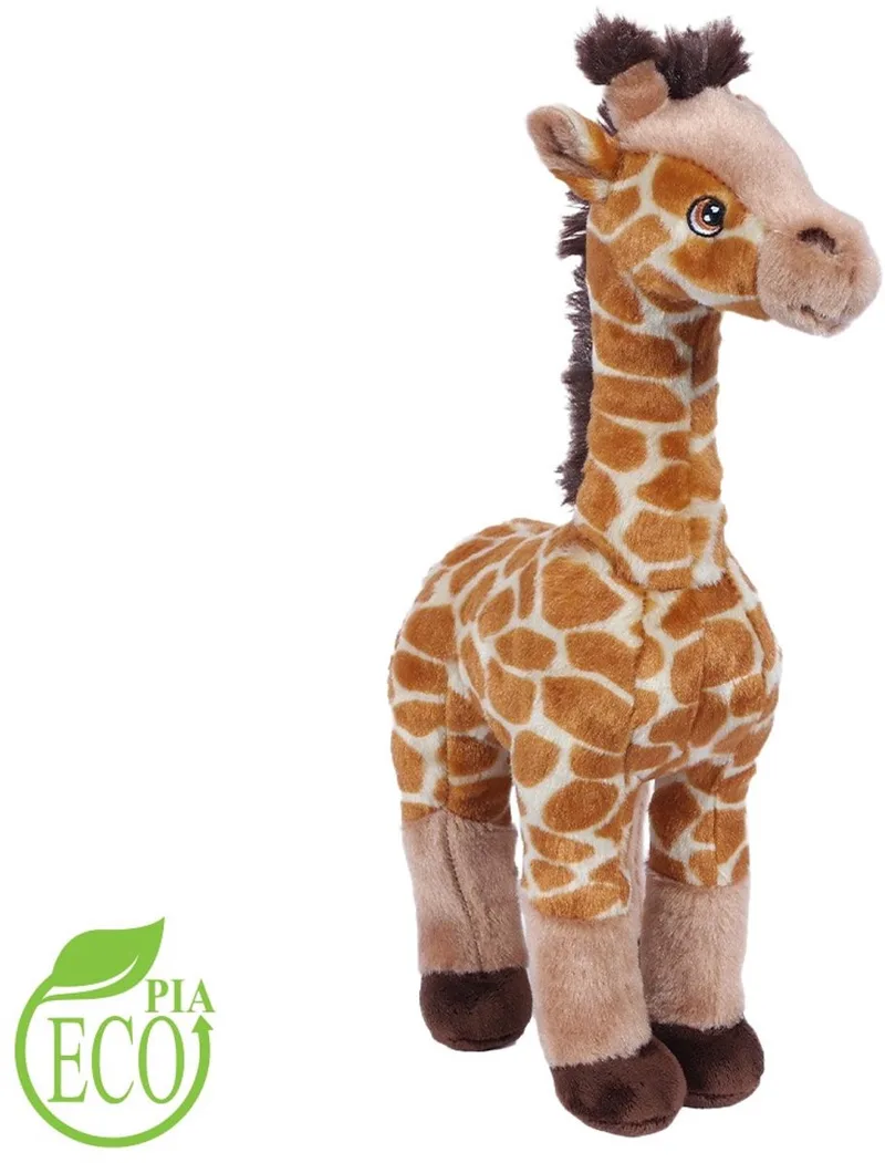 Pluche knuffeldier - Giraf ECO 34 cm de Pia Soft Toys en Marron – photo produit