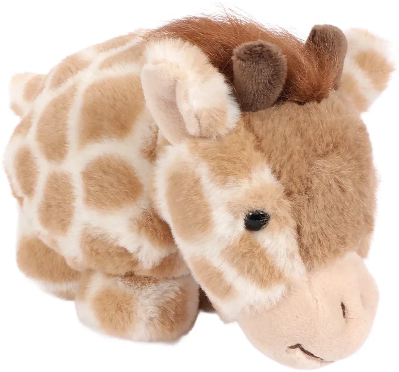 Pluche Knuffeldier - Giraf in balvorm - 15 cm de Pia Soft Toys en Marron – photo produit