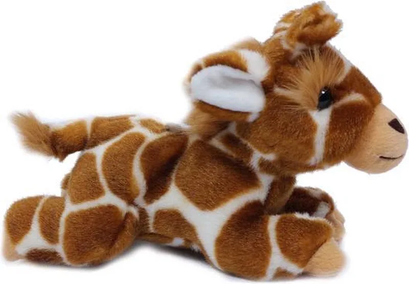 Pluche Knuffeldier - Giraf - liggend - 20 cm by Pia Soft Toys in Orange – product photo