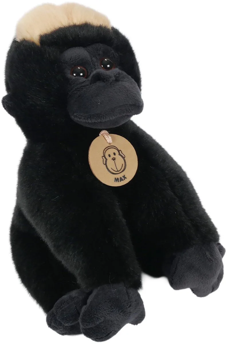 Pluche Knuffeldier Gorilla (Max) - 20 cm by Pia Soft Toys in Black – product photo