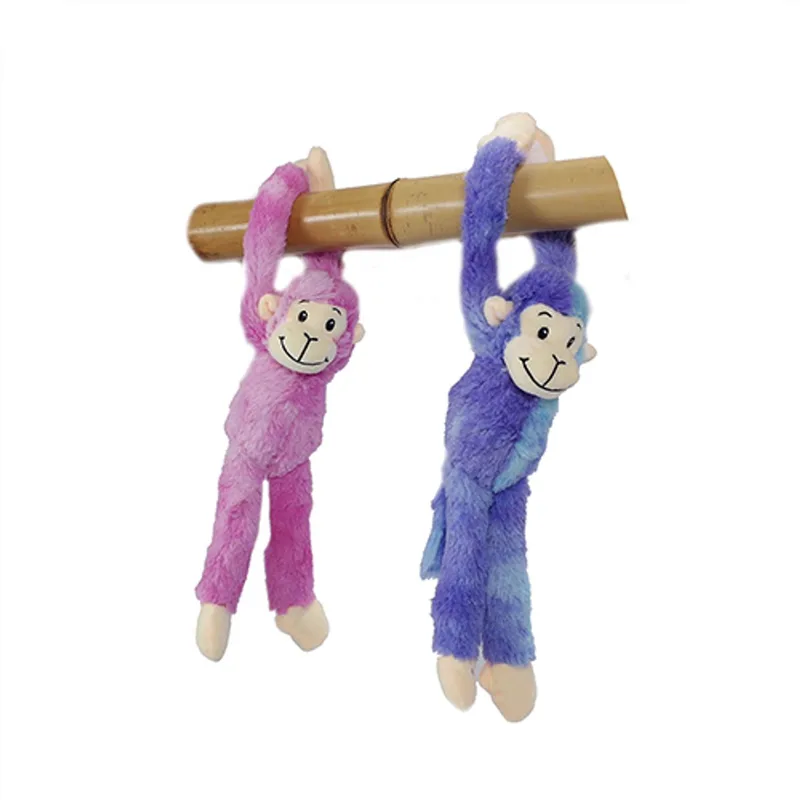 Pluche Knuffeldier - Hangaap en paars 30 cm van Pia Soft Toys in Roze – productfoto