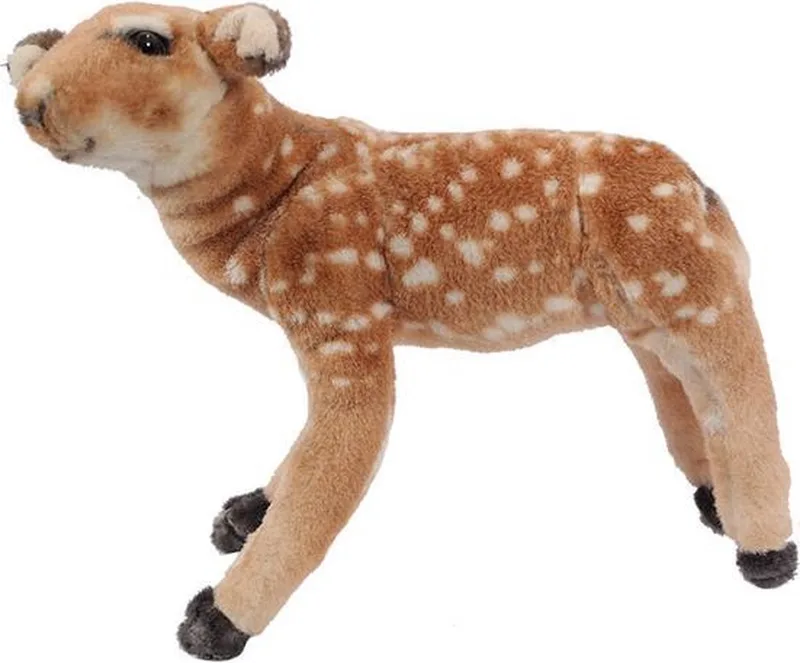 Pluche Knuffeldier Hert - staand - 35 cm van Pia Soft Toys in Bruin – productfoto