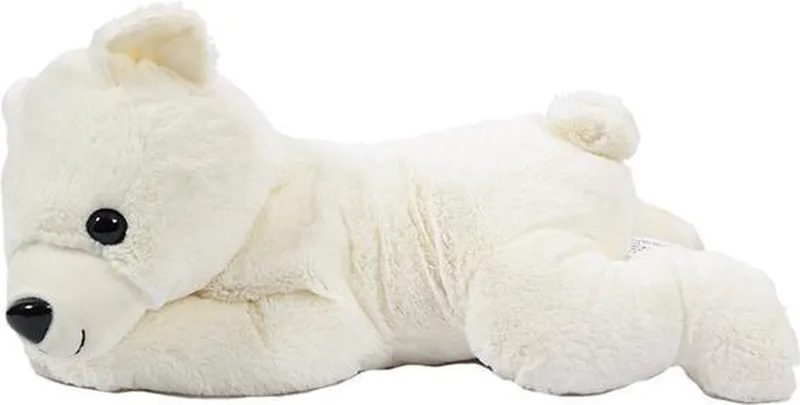Pluche knuffeldier - IJsbeer liggend 50cm från Pia Soft Toys i Vit – produktbild