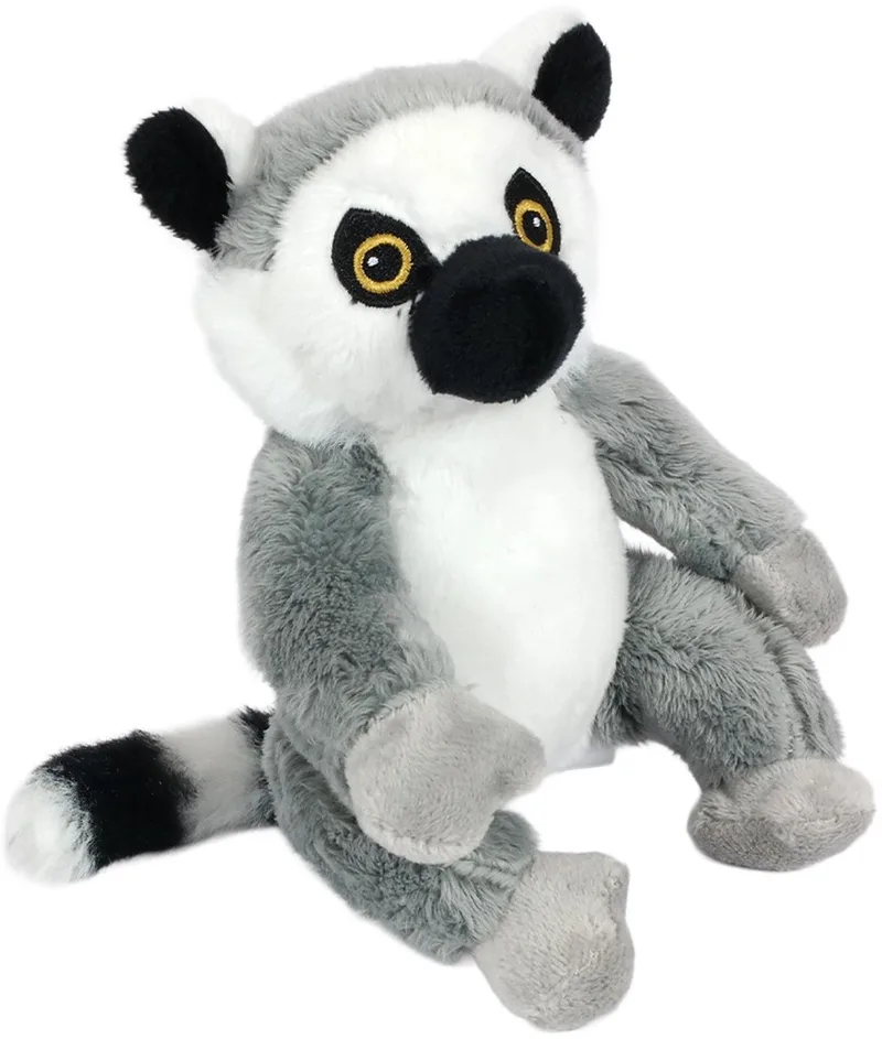 Pluche Knuffeldier Katta - 13 cm van Pia Soft Toys in Grijs – productfoto