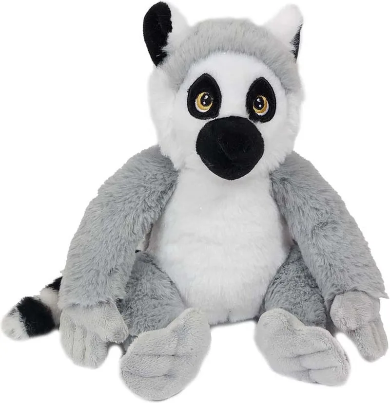 Pluche knuffeldier - Katta/ringstaartmaki zittend ECO 20 cm van Pia Soft Toys in Ringstaart maki – productfoto