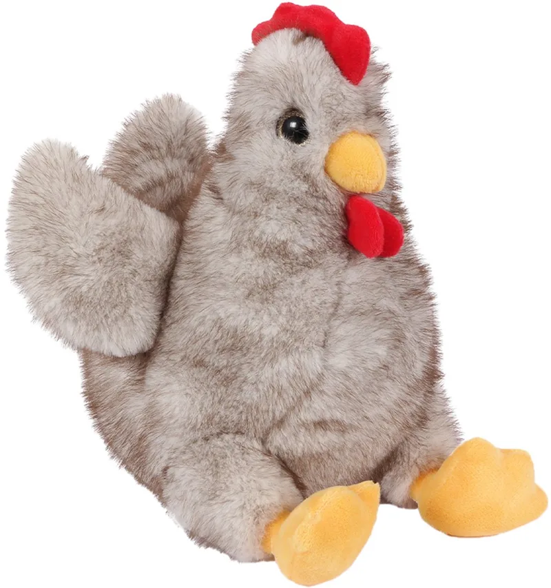 Pluche knuffeldier - Kip 23 cm by Pia Soft Toys in Brown – product photo