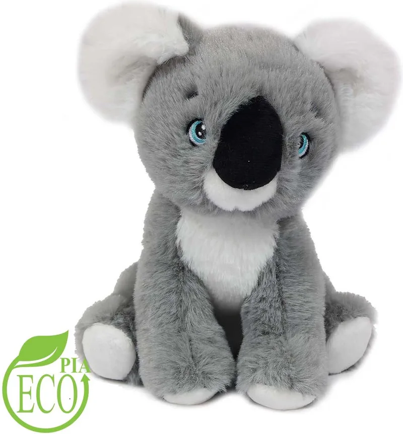 Pluche Knuffeldier Koala ECO- 21 cm: 100% Ecologisch, 100% Lief by Pia Soft Toys in Grey – product photo