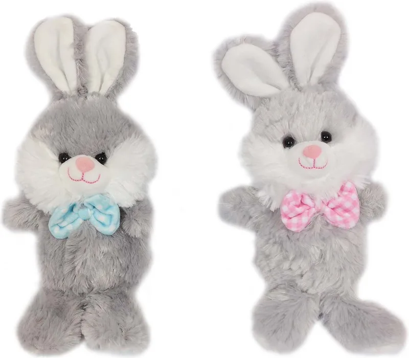 Pluche Knuffeldier Konijn - 18 cm by Pia Soft Toys in Grey – product photo