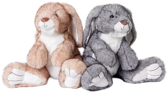 Pluche Knuffeldier - Konijn grote poten 2 ass. 23 cm