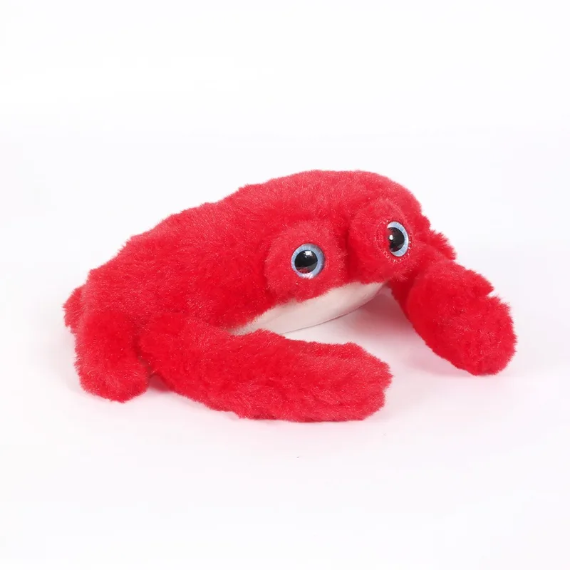 Pluche Knuffeldier Krab - 22 cm van Pia Soft Toys in Rood – productfoto