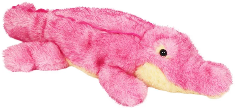 Pluche Knuffeldier - Krokodil 38 cm van Pia Soft Toys in Roze – productfoto