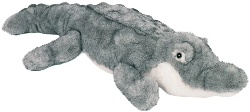 Pluche Knuffeldier - Krokodil 56 cm by Pia Soft Toys in Grey – product photo