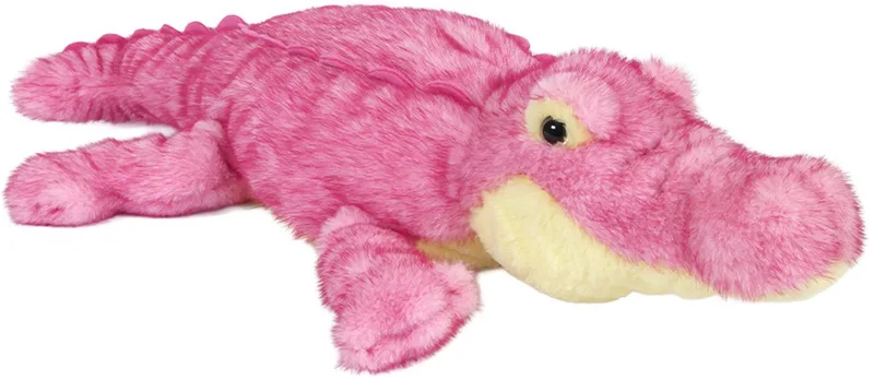 Pluche Knuffeldier - Krokodil 56 cm by Pia Soft Toys in Pink – product photo