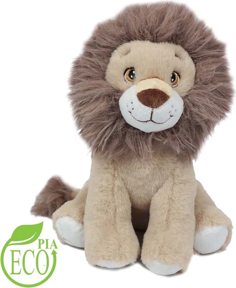 Pluche Knuffeldier Leeuw ECO - 21 cm: : 100% Ecologisch, 100% Lief by Pia Soft Toys in Cream – product photo