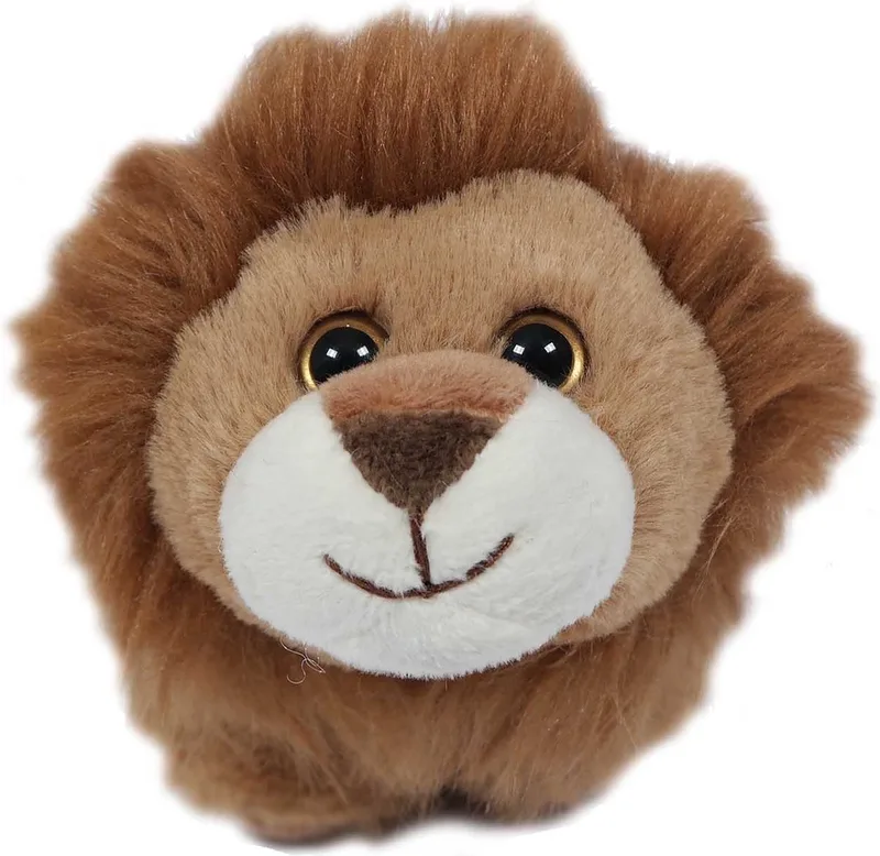 Pluche Knuffeldier - Leeuw in balvorm - 15 cm by Pia Soft Toys in Brown – product photo