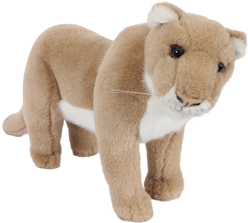 Pluche knuffeldier - Leeuwin - staand - 30 cm van Pia Soft Toys in Beige – productfoto