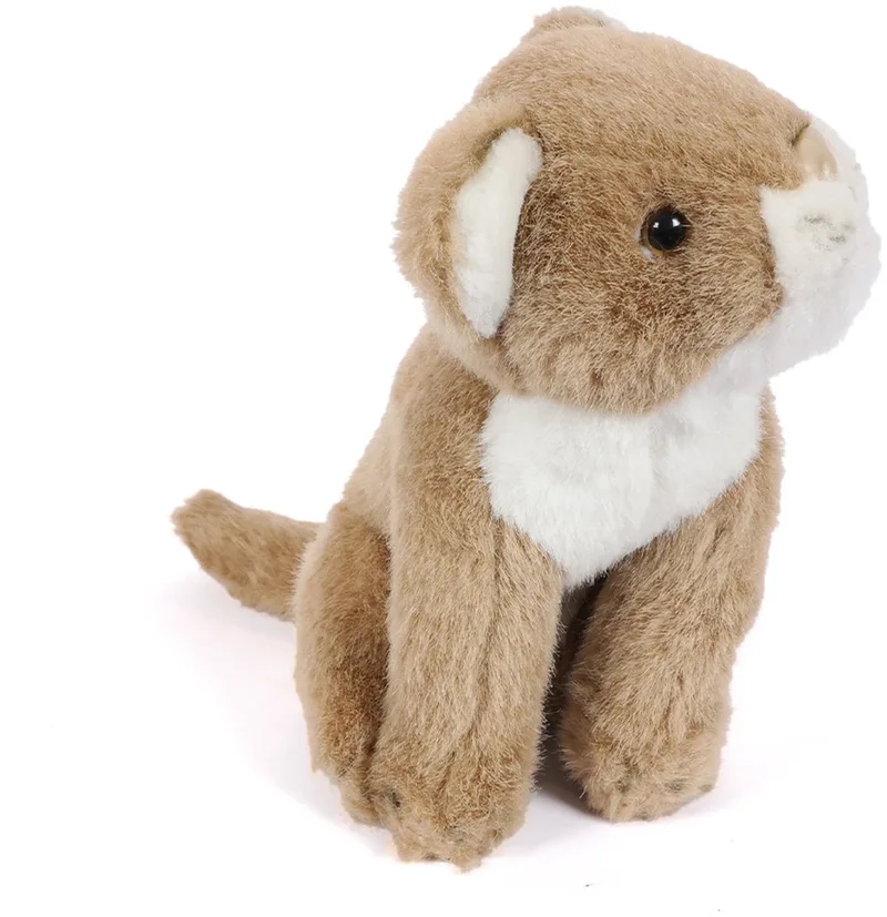Pluche Knuffeldier Leeuwin - zittend - 18 cm van Pia Soft Toys in Bruin – productfoto