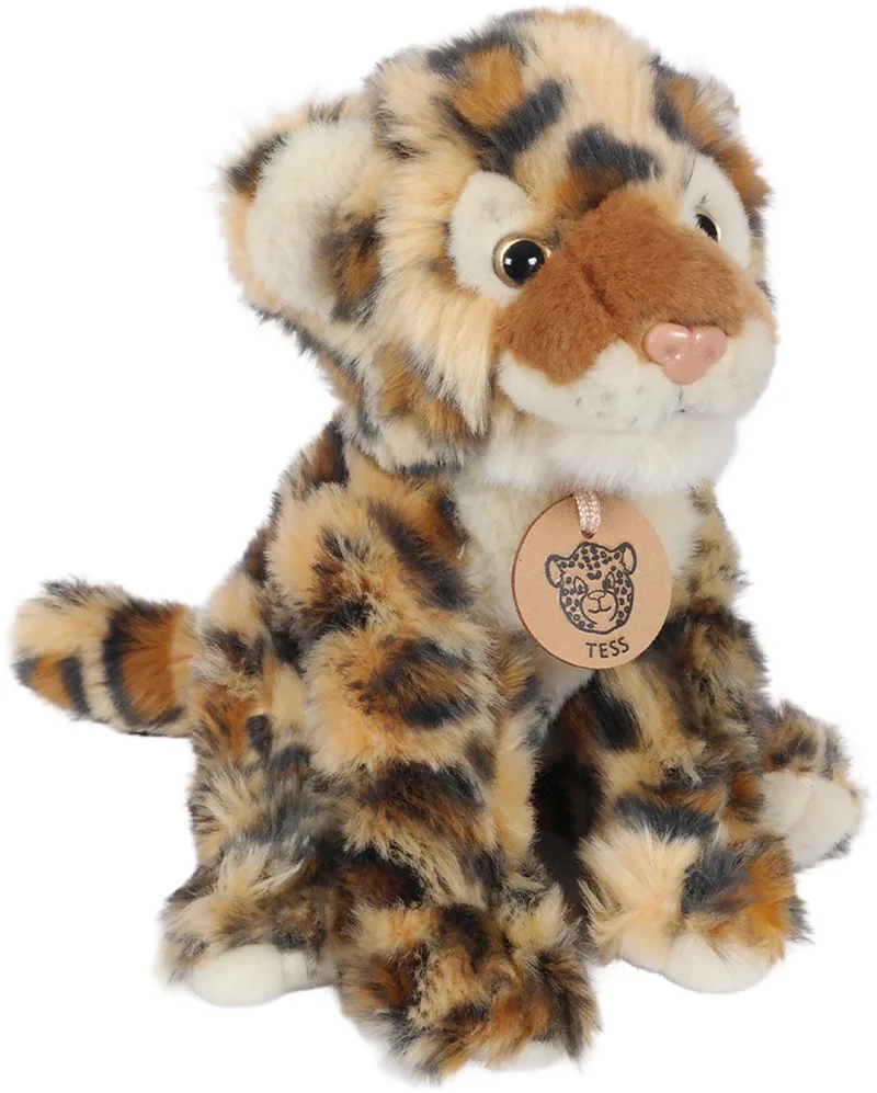 Pluche Knuffeldier Luipaard (Tess ) - 20 cm van Pia Soft Toys in Beige – productfoto