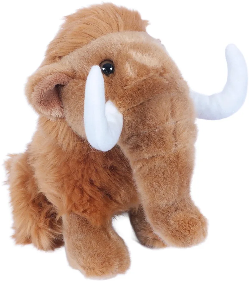 Pluche Knuffeldier Mammoet - 18 cm van Pia Soft Toys in Bruin – productfoto