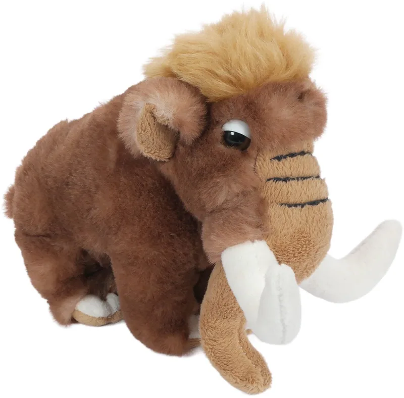 Pluche Knuffeldier Mammoet staand - 17 cm van Pia Soft Toys in Bruin – productfoto