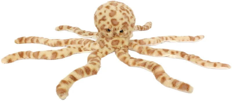 Pluche Knuffeldier - Octopus 3 ass. 50 cm by Pia Soft Toys in Brown – product photo