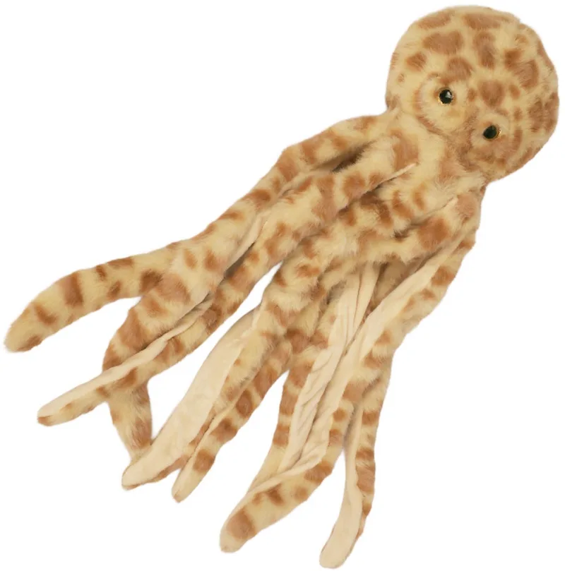 Pluche Knuffeldier - Octopus beige 50 cm by Pia Soft Toys in Brown – product photo