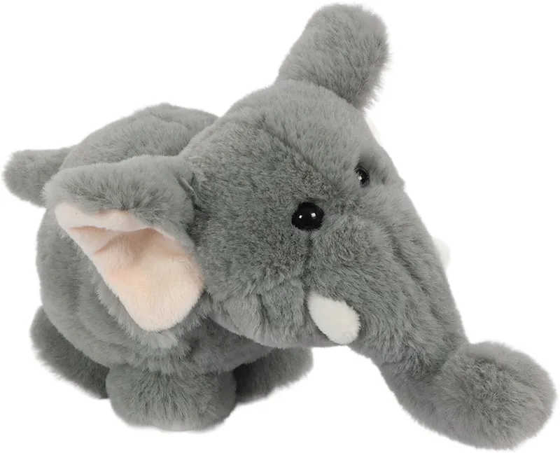Pluche Knuffeldier - Olifant in Balvorm - 15 cm de Pia Soft Toys en Gris – photo produit