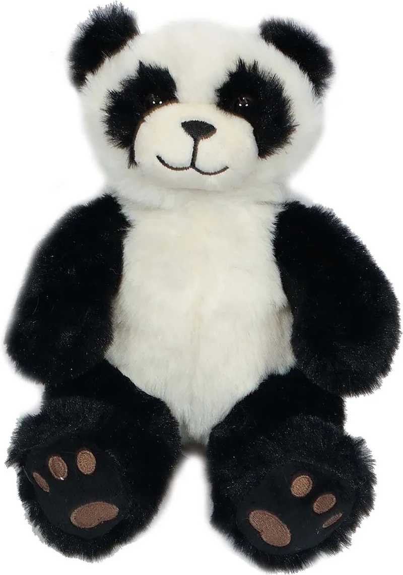 Pluche Knuffeldier - Panda - 16 cm van Pia Soft Toys in Wit – productfoto