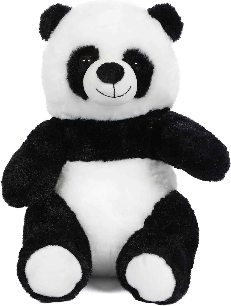 Pluche Knuffeldier Panda - 28 cm van Pia Soft Toys in Wit – productfoto