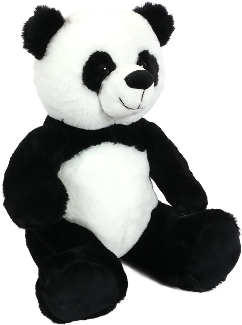 Pluche Knuffeldier Panda - 33 cm van Pia Soft Toys in Zwart – productfoto