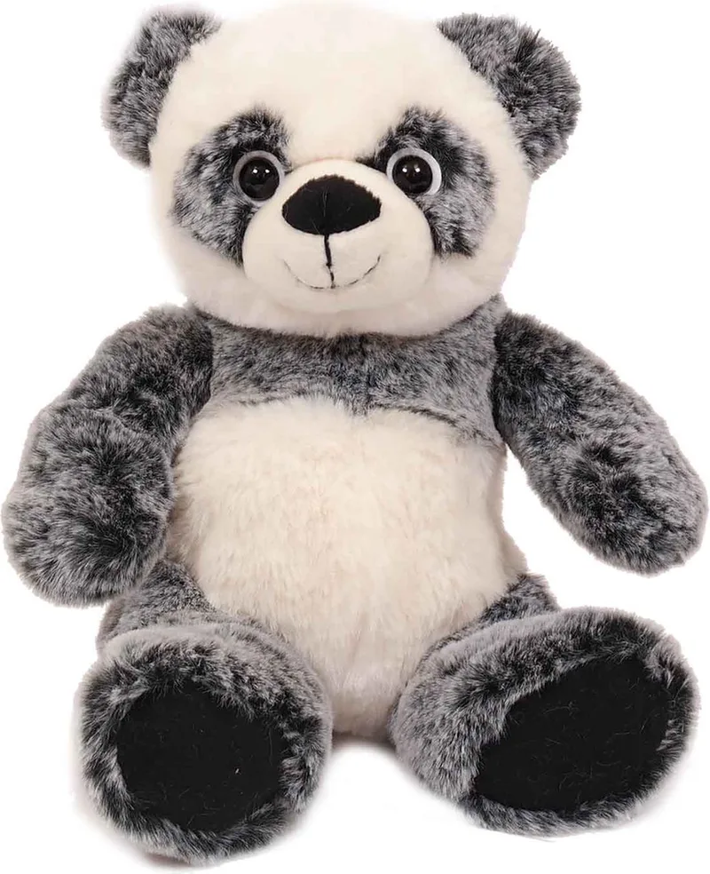 Pluche Knuffeldier Panda - zittend - 25 cm van Pia Soft Toys in Wit – productfoto