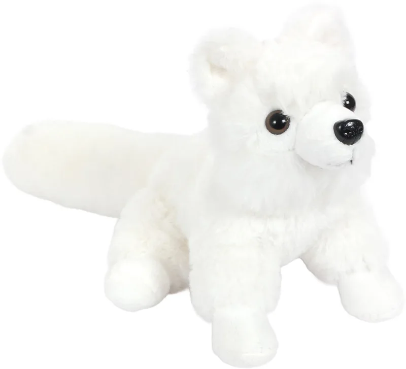 Pluche Knuffeldier Poolvos - 16 cm van Pia Soft Toys in Wit – productfoto