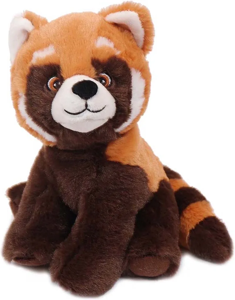 Pluche knuffeldier - Rode Panda ECO 20 cm by Pia Soft Toys in Panda rood – product photo