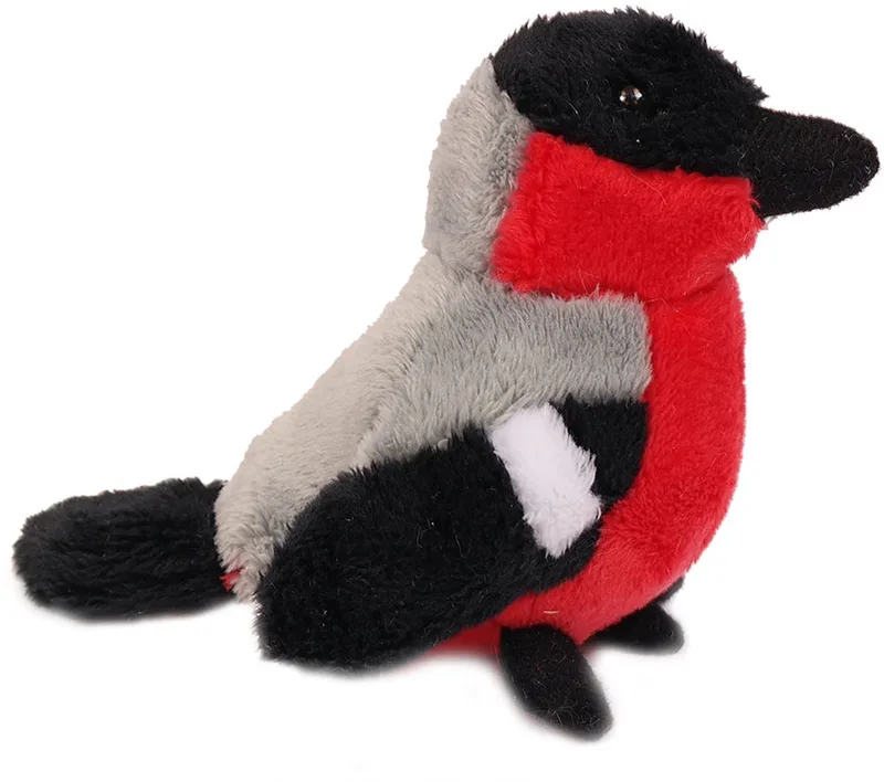 Pluche Knuffeldier Rode vogel - 10 cm de Pia Soft Toys en Rouge – photo produit