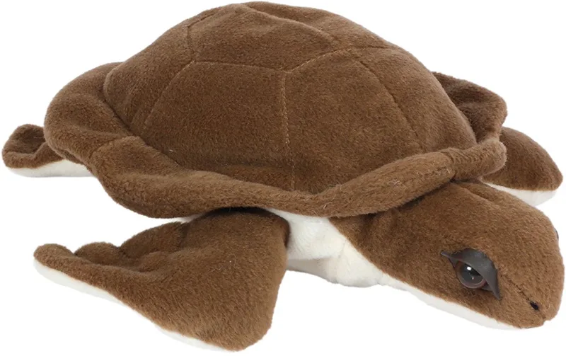 Pluche knuffeldier - Schildpad - 30 cm van Pia Soft Toys in Bruin – productfoto