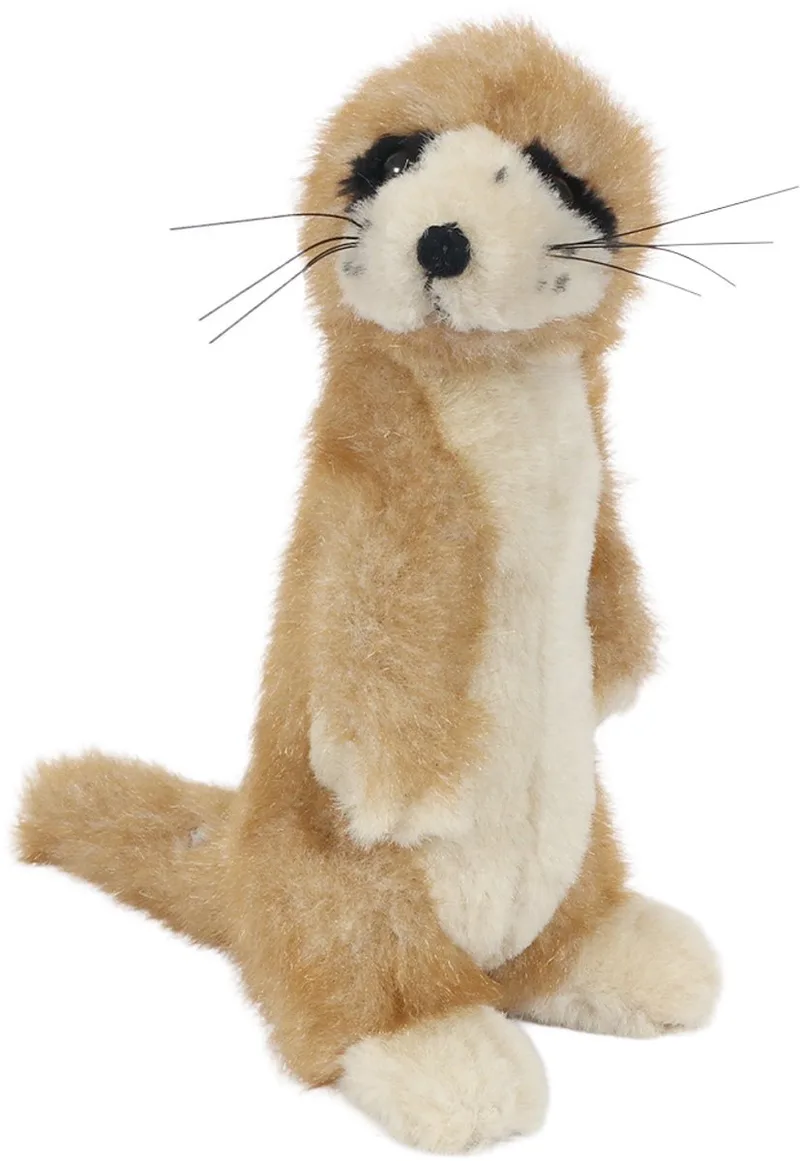 Pluche Knuffeldier - Stokstaartje - 23 cm fra Pia Soft Toys i Brun – produktbillede