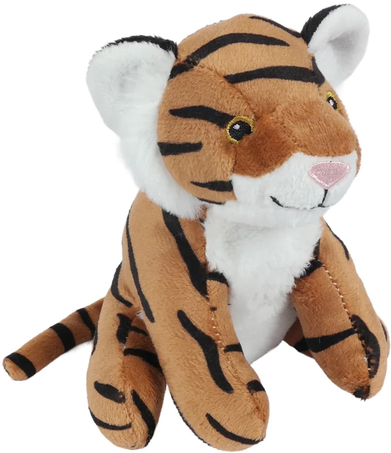 Pluche Knuffeldier Tijger - 13 cm by Pia Soft Toys in Oranjebruin – product photo