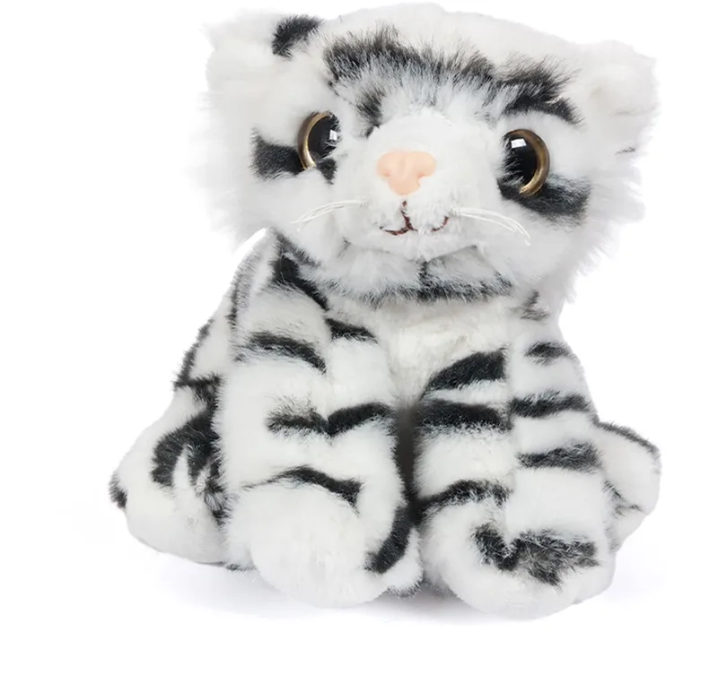 Pluche Knuffeldier - Tijger - 16 cm by Pia Soft Toys in White – product photo