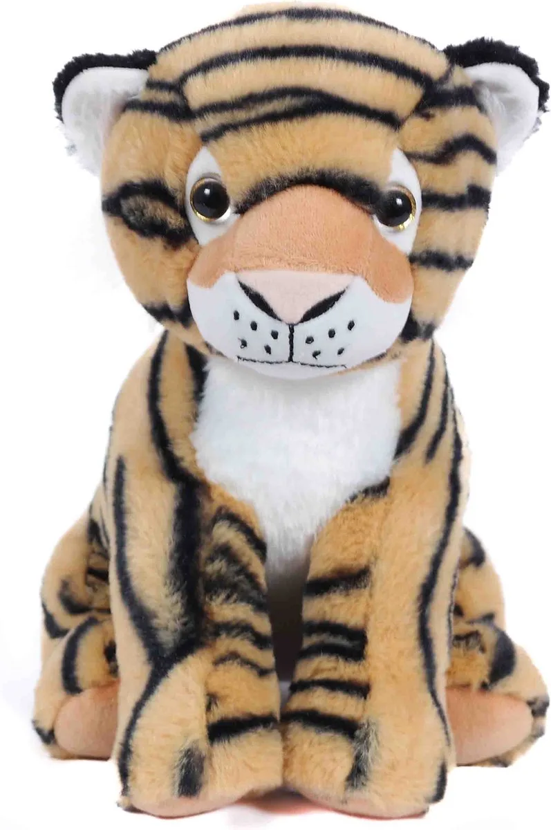 Pluche Knuffeldier Tijger bruin - 28 cm by Pia Soft Toys in Orange – product photo