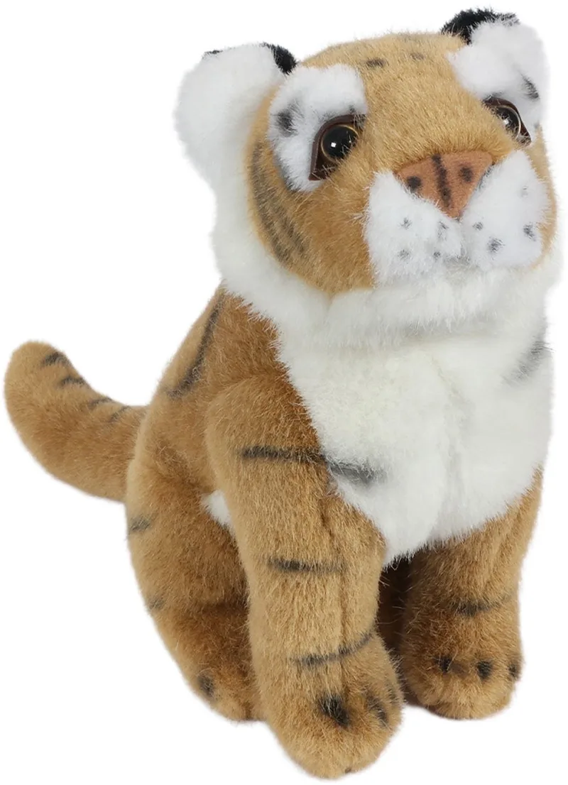 Pluche Knuffeldier Tijger - zittend - 22 cm by Pia Soft Toys in Brown – product photo