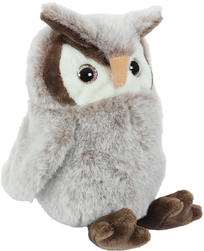 Pluche Knuffeldier Uil - 16 cm by Pia Soft Toys in Brown – product photo